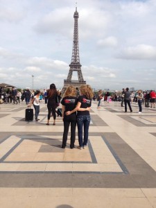 Sondra and Kristen in Paris    